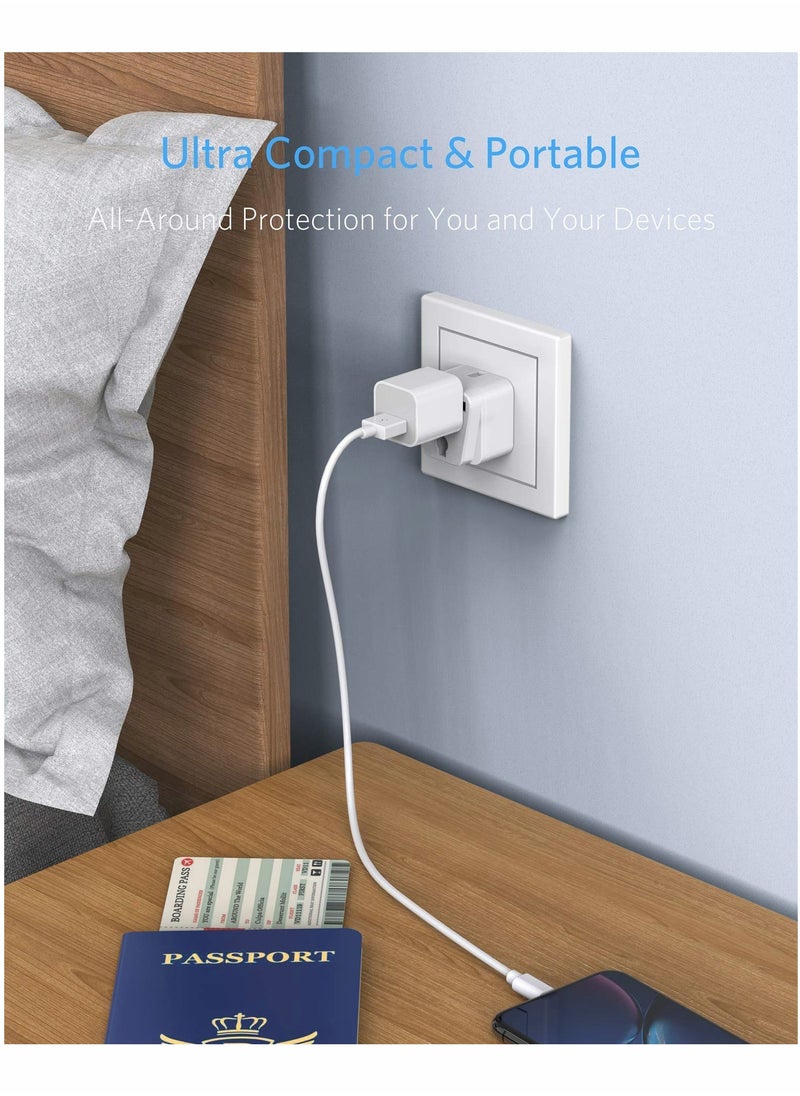 SYOSI - UK Travel Adapter for Type G Plug - 2 Pcs Works with Electrical Outlets in United Kingdom, Hong Kong, Ireland, Great Britain, Scotland, England, London, Dublin, UAE & More - Image 1