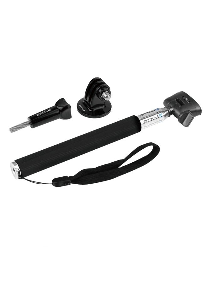 PULUZ PULUZ Extendable Handheld Selfie Monopod for GoPro Hero12 Black / Hero11 /10 /9 /8 /7 /6 /5, Insta360 Ace / Ace Pro, DJI Osmo Action 4 and Other Action Cameras, Length: 22.5-80cm - Image 3