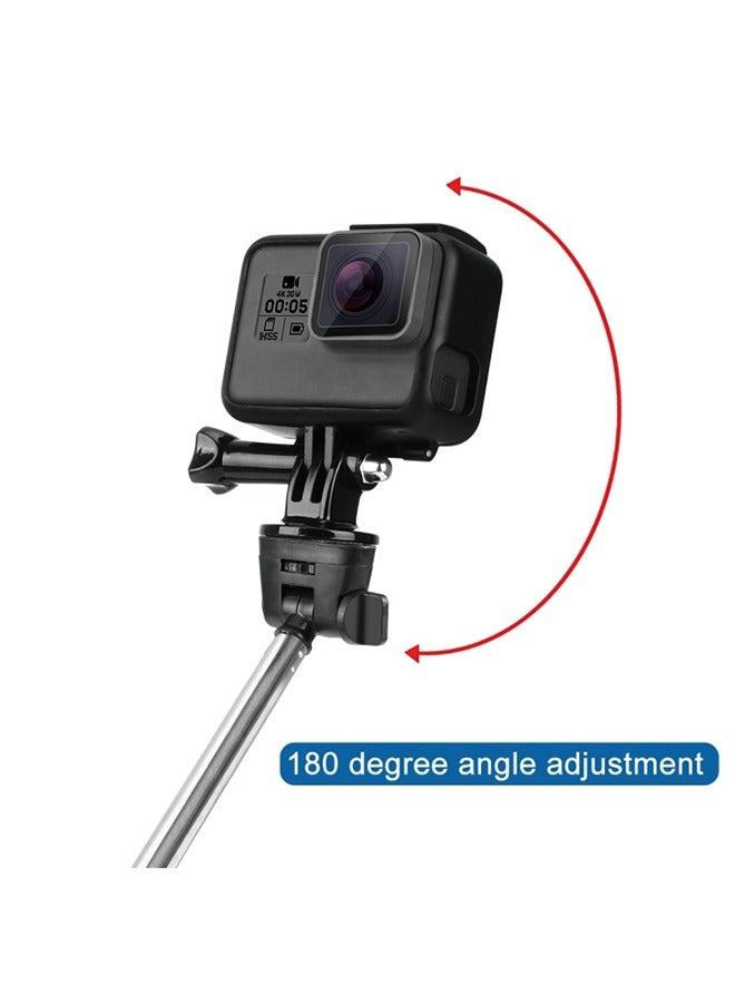 PULUZ PULUZ Extendable Handheld Selfie Monopod for GoPro Hero12 Black / Hero11 /10 /9 /8 /7 /6 /5, Insta360 Ace / Ace Pro, DJI Osmo Action 4 and Other Action Cameras, Length: 22.5-80cm - Image 5