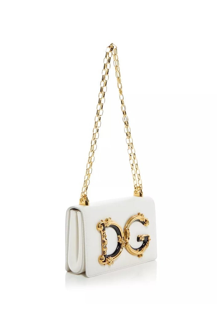 D&G DG GIRLS NAPPA LEATHER SHOULDER BAG - Image 3