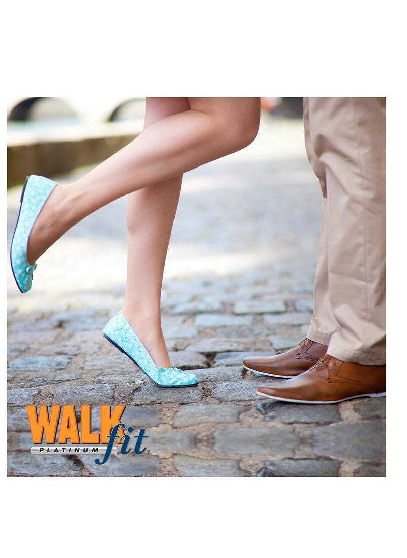 TV - WalkFit Platinum Orthotic Insoles – Arch Support for Plantar Fasciitis, Relieves Foot, Back, Hip, Leg, and Knee Pain, Enhances Balance and Alignment - Image 1