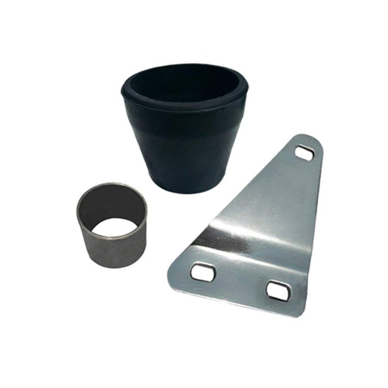OZANGO Bike Angular Empty Free Flow Bullet Exhaust Silencer Chrome with Zed Clamp Bush for RE Classic 500 - Image 4