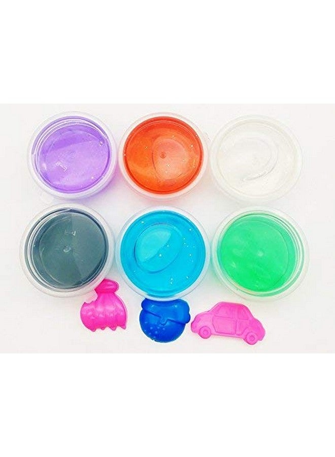 SILLYME Clay Slime Magic Mud, Multicolour, Pack of 6 - Image 2
