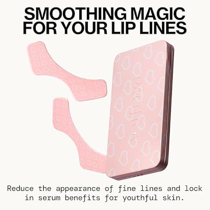 Pacifica Beauty Reusable Lip Line Mask, Skincare, Silicone Mask, For Fine Lines and Wrinkles, Lift and Firm, Pair with Serum, Storage Tin Included, Skin Care, Face Masks Skincare, Vegan, 2 Pieces - Image 2