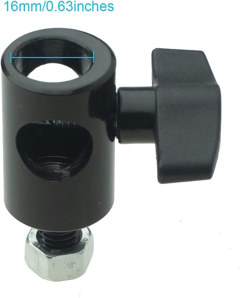 Wellmaking 2PCS Rapid Adapter Convert with 3/8" Screw DSLR Mount Bracket Multi Functional Mount Bracket Adapter, Photo Studio, Light Stand Tip Boom Arm Photo Studio Photography Accessory - Image 5