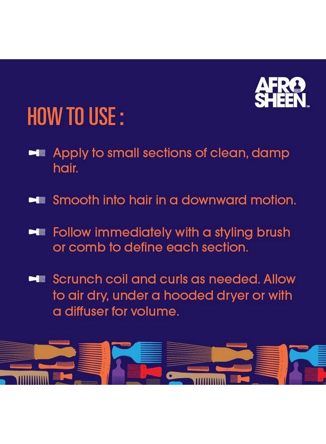 Afro Sheen Fro Sheen Gel Cream Versatile 2In1 12 Ounce - Image 4