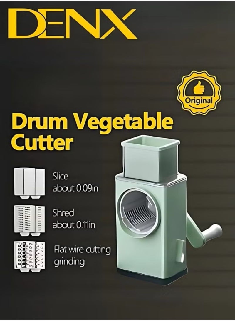 Denx Multi-Functional 3-in-1 Vegetable Chopper  Manual Potato and Vegetable Slicer, Cheese Grater, Cutter, and Chopper - Perfect for Professional and Home Use, Comfortable, Fast, and Exceptional by Denx DX2526 - Image 3
