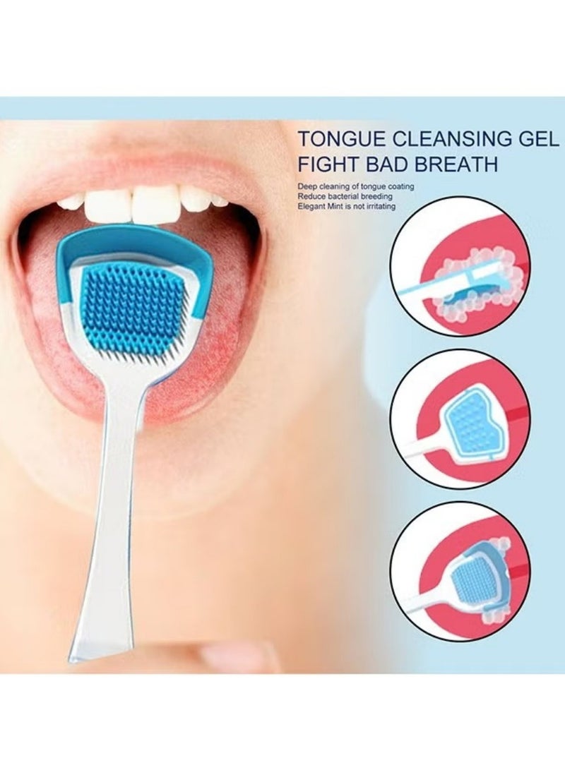 EELHOE FreshBreeze Tongue Care Kit: Gel, Brush & Scraper Combo for Adults & Kids – Gentle Daily Clean, Odor Defense & Easy-Grip Design - Image 3