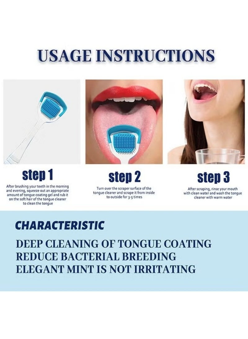 EELHOE FreshBreeze Tongue Care Kit: Gel, Brush & Scraper Combo for Adults & Kids – Gentle Daily Clean, Odor Defense & Easy-Grip Design - Image 5