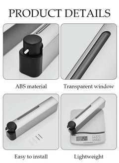 DUNISO 2pcs Shower Shampoo Soap Dispenser for Shower Wall Chamber No Drill Wall-Mounted Shower Pump Soap Dispenser Shampoo Box Lotion Shower Gel Container Dispenser for Toilet Bathroom Hotel  - Image 3