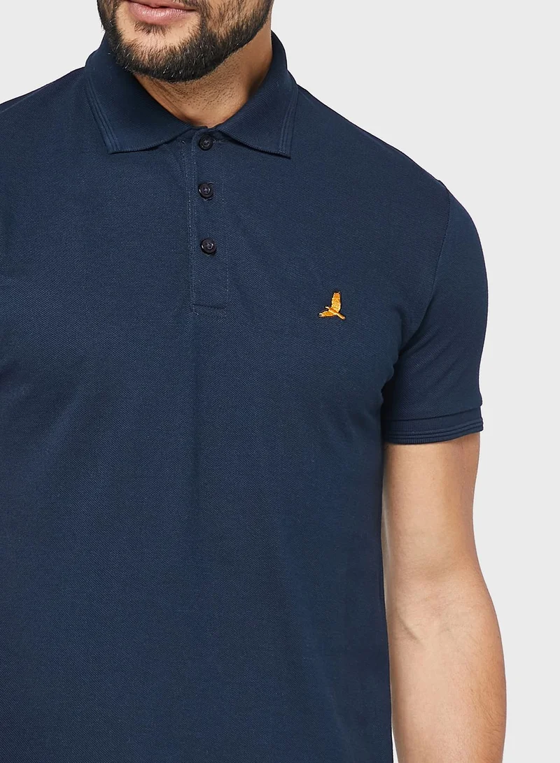 BRAVE SOUL Bravesoul Logo Polo Shirt