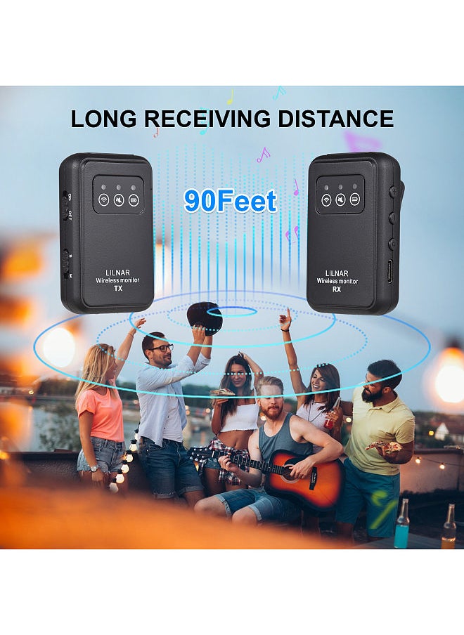 Generic - Wireless Receiver 2.4G Long Distance Non Delay Professional Headphone Wireless Monitoring System Receiver - Image 1