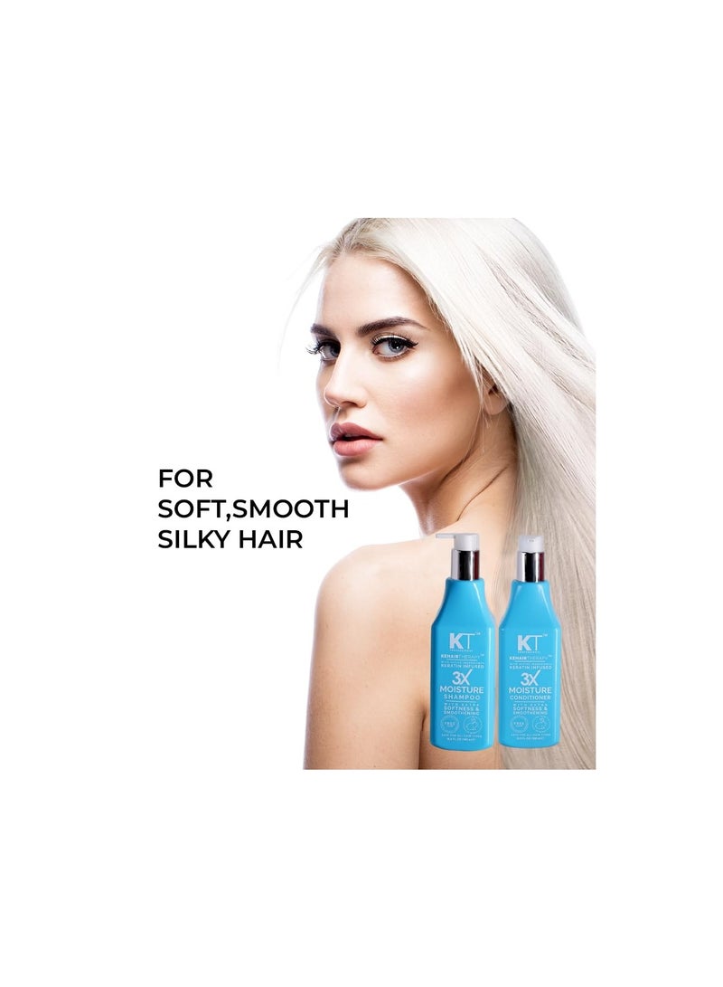 KT Professional Kehairtherapy Keratin Protein Sulfate free Moisture Shampoo Sulfate Paraben Free - Image 3