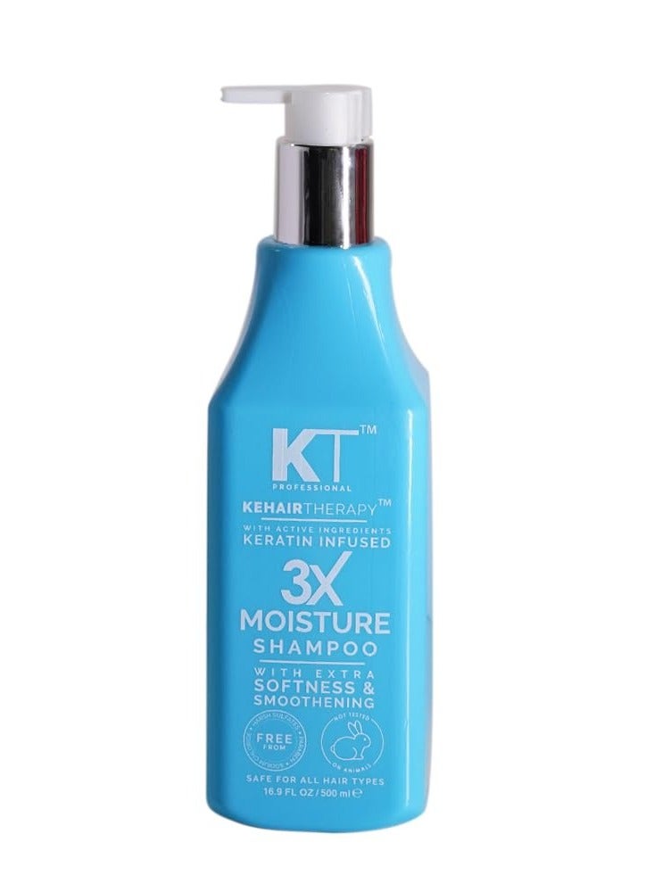 KT Professional Kehairtherapy Keratin Protein Sulfate free Moisture Shampoo Sulfate Paraben Free - Image 1