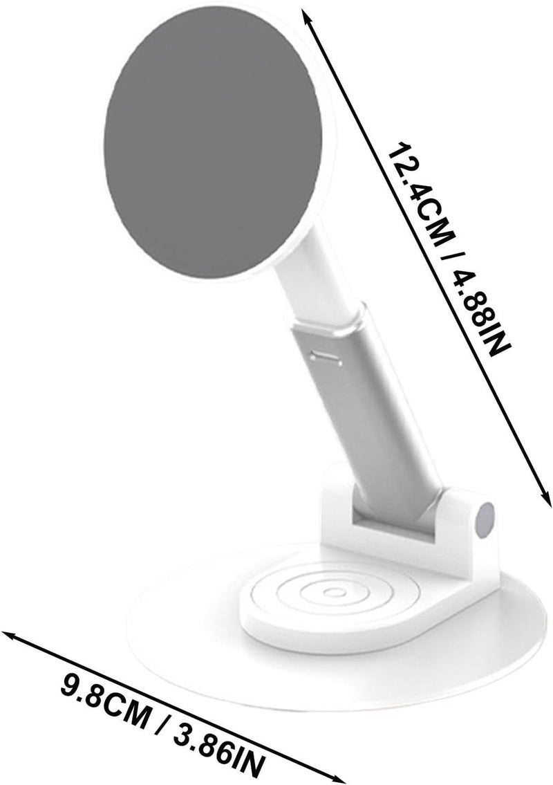 Genérico Magnetic Phone Stand, Phone Holder for Desk - Mobile Stand with Non-Slip Base, Magnetic for Metal Table for Reader, Tablet, Celu - Image 5
