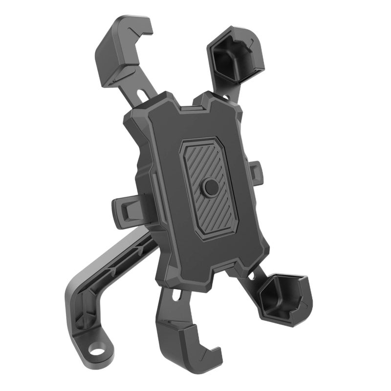 Stable Navigation Support Phone Holder Bicycle for Riding and Navigation and Rearview Mirror Mount for Universal Fit Blue - Image 1