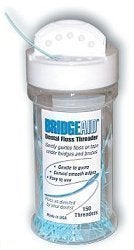 BridgeAid Dental Floss Threader Bottle 150, 3 Pack - Image 2
