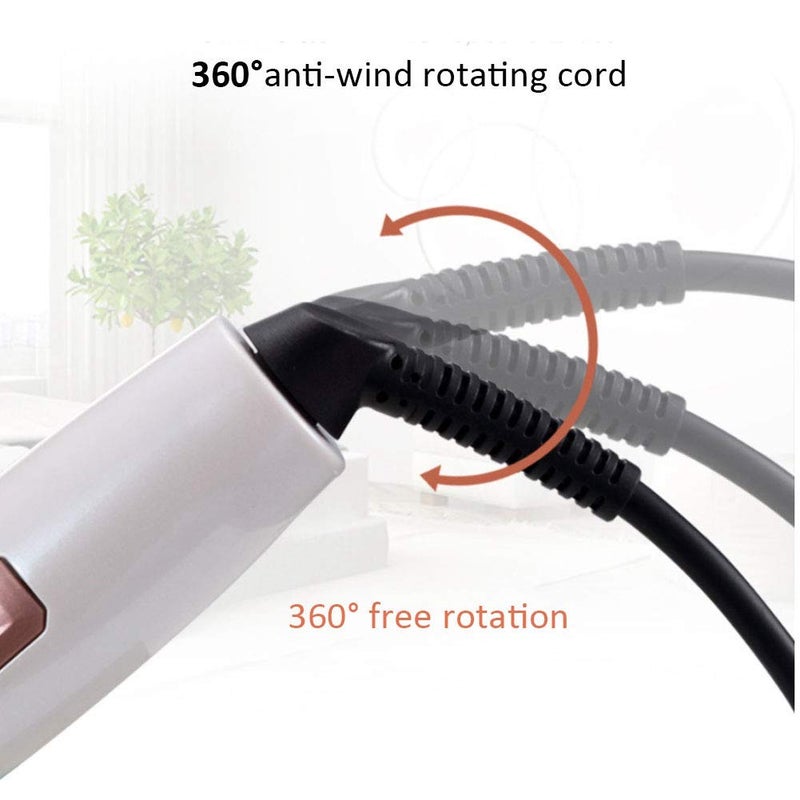 klarako Hair Curler Comb,Electric Folding Hair Curler Comb Brush Portable Hair Dressing Beauty Tool(US（110-240v)) - Image 5
