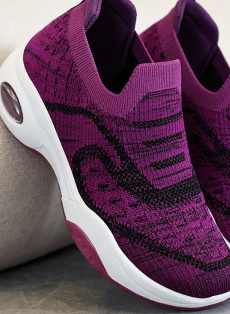 Take Two Round Toe Mesh Slip-On Walking Shoes By Pedwalker