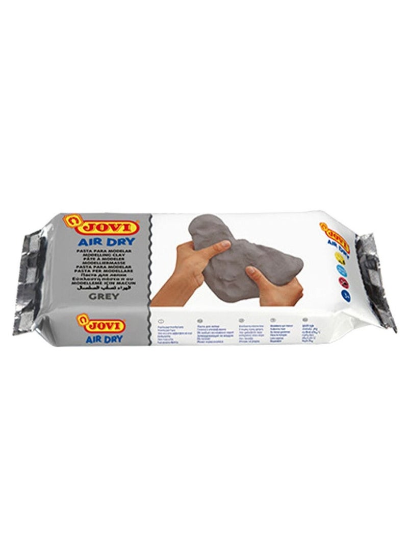 JOVI 1-Piece Air Dry Modelling Clay 500gm Grey