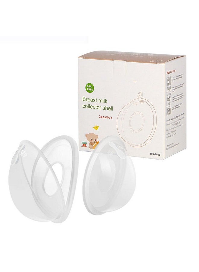 Snowie Soft ® 2-Pack Reusable Nipple Caps For Breastfeeding Mothers - 3.2Cm Food Grade Silicone & Pp Material, Leak-Proof Breast Milk Collector Shell, Convenient - Image 1