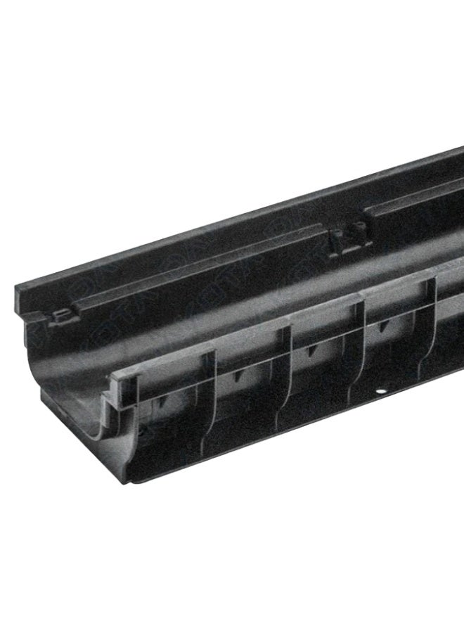 Dakota Floor Channel Grating | Drainage Channel Gratting with Bottom Trunch  for Garage, Water Rain Storm, Under Ground Parking, Under the Villa Gate, Service Center, Animal Farm,Wet Room, Garden, Driveway – 100x15 cm HDPE Plastic C-250 (25 Ton) Ductile Grating, 1Mtr Length, Heavy Duty Ductile Iron Gratting EN-1433. Made in Italy - Image 3