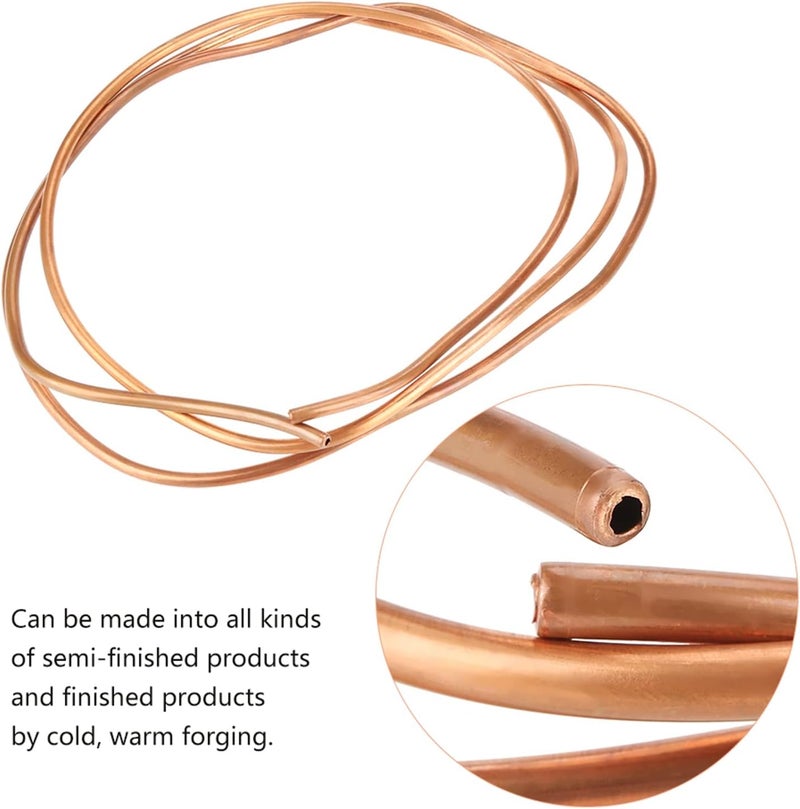 2m T2 Soft Copper Coil Tube Pipe ID 4mm OD 5mm Thickness 0.5mm for Refrigeration - Image 5