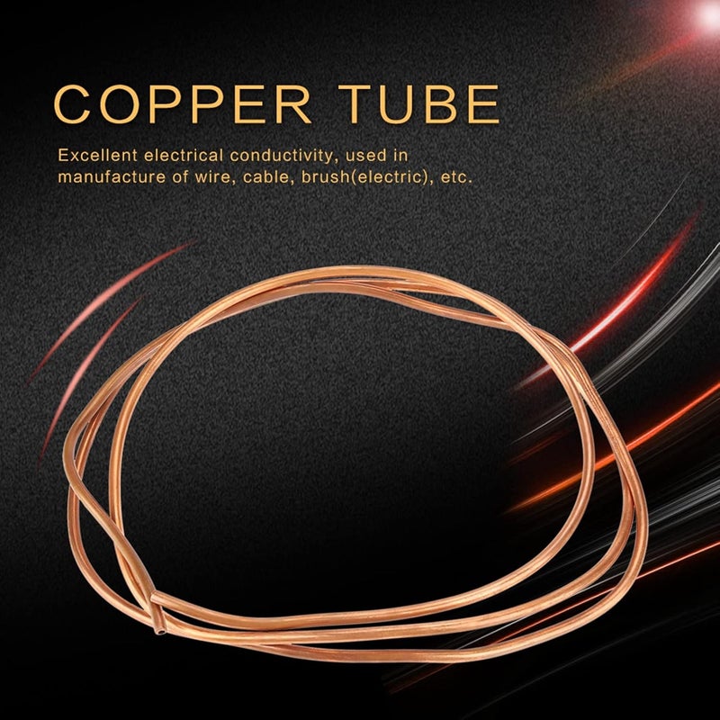 2m T2 Soft Copper Coil Tube Pipe ID 4mm OD 5mm Thickness 0.5mm for Refrigeration - Image 3