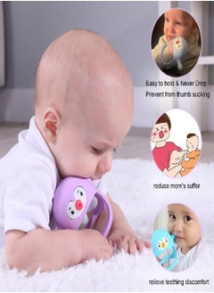 Penguin Buddy Never Drop Silicone Baby Teething Toy for 0-6month