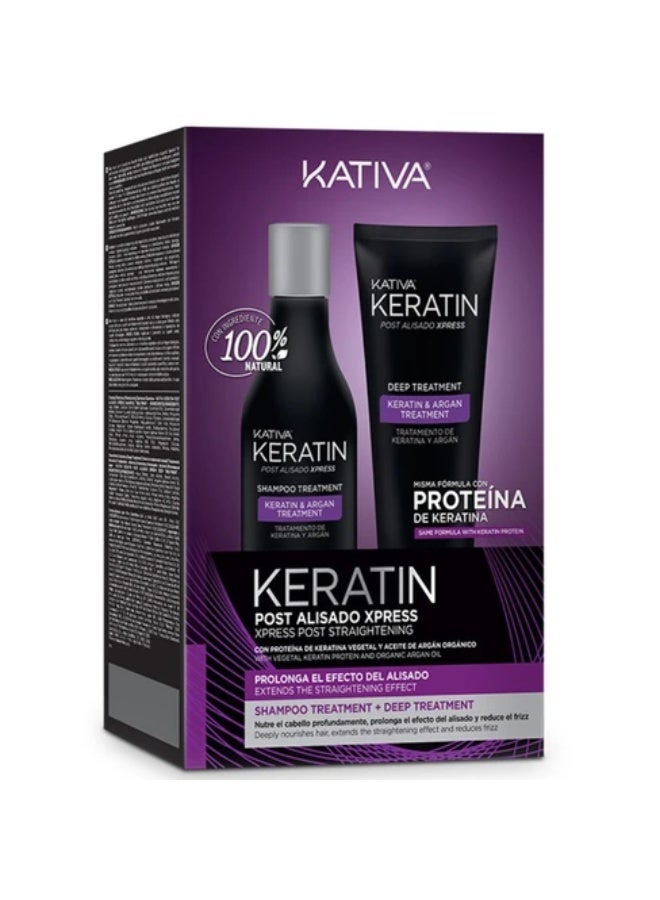 Kativa Keratin Xpress Post Straightening Kit - Image 1