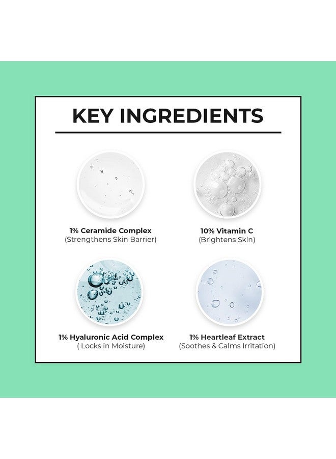 Dr. Sheth's Ceramide & 10% Vitamin C Ampoule Serum|Bright & Glowing Skin|Barrier Repair|Reduces Pigmentation|Highly Effective|For Beginners|99% Pure Grade Vitamin C|All Skin Types|30Ml - Image 3