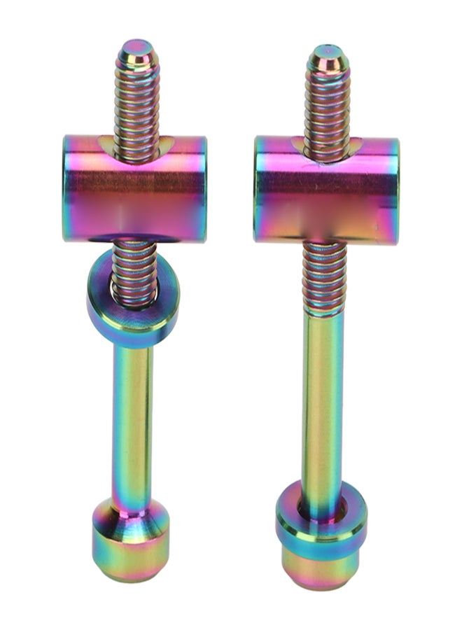 RISK 2 PCS RISK M5 X 40mm Bike Seatpost Screw Seat Post Fixing Screw Bike DIY Replacement Parts Dazzling - Image 4