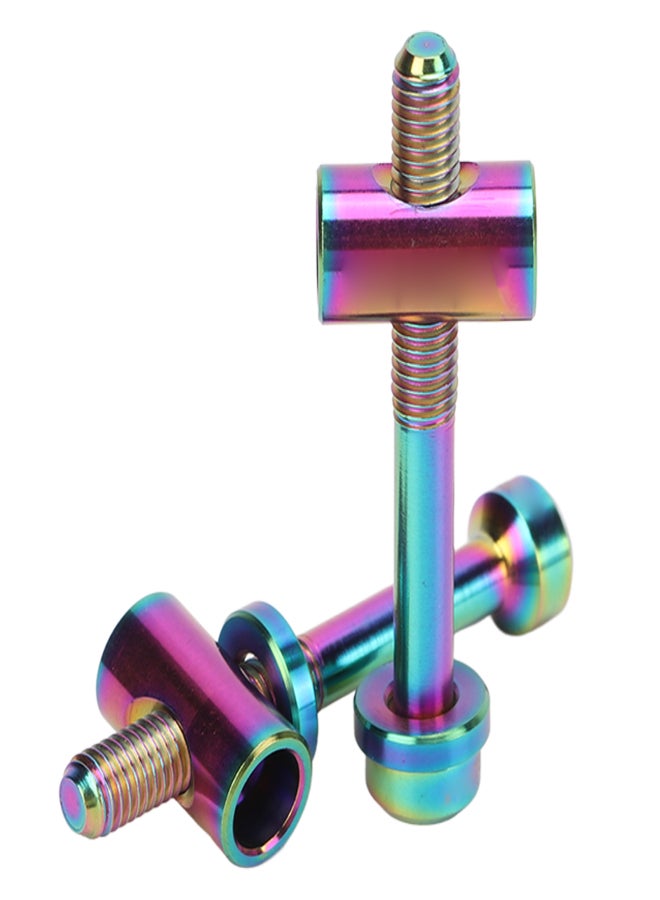 RISK 2 PCS RISK M5 X 40mm Bike Seatpost Screw Seat Post Fixing Screw Bike DIY Replacement Parts Dazzling - Image 1
