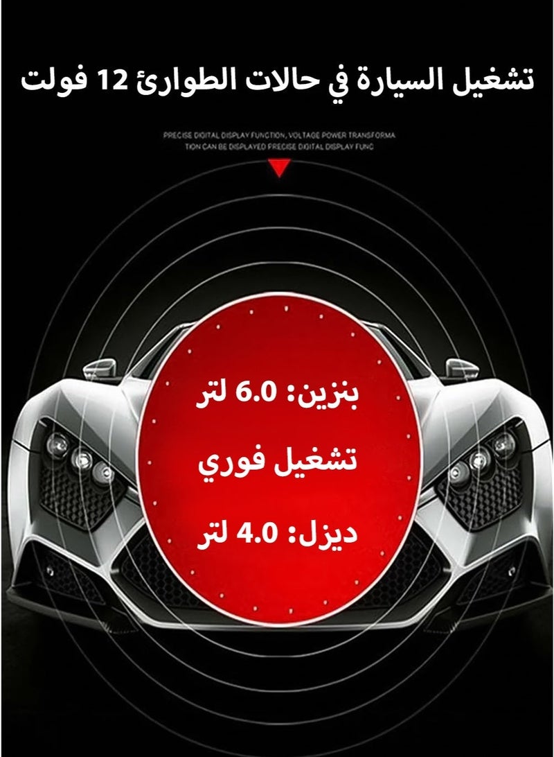 Digisand 18800mAh Car Jump Starter 12V 2000A Portable Power Bank Car Battery Booster Car Starting Device 12V Portable Jump Box Automatic Smart Car Battery Charger for Petrol 6.0L Diesel 4.0L - Image 2