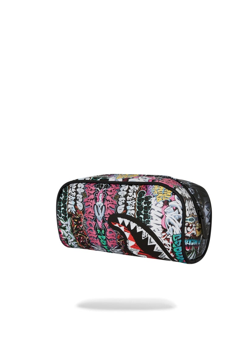 SPRAYGROUND SPLIT CYBERSHARK PENCIL POUCH  - Image 3
