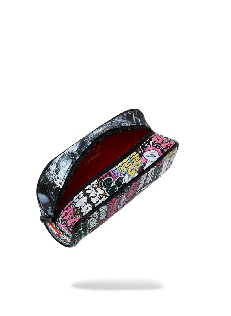 SPRAYGROUND SPLIT CYBERSHARK PENCIL POUCH  - Image 5