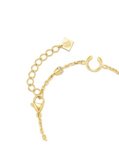 CERRUTI 1881 Alessia Gold Plated with Dazzling 'C' Charms Bracelet for Women  - Image 3