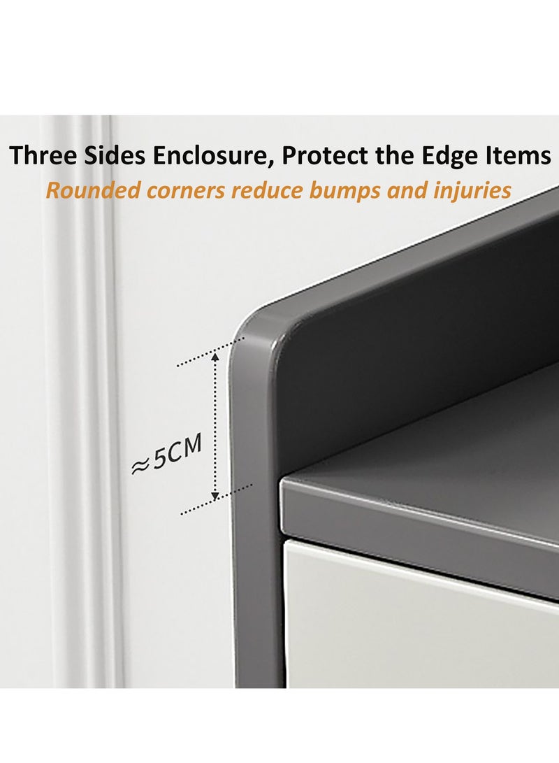 YY-ريشير جانب القهوة بار مجلس الوزراء بوفيه مجلس الوزراء ، خزانة تخزين المطبخ المنزلي مع الدرجات والأبواب للممر ، غرفة الطعام ، غرفة المعيشة وغرفة النوم ، 120 سم - Image 4