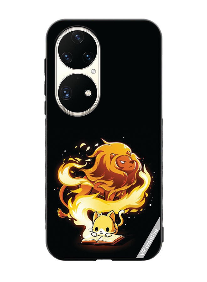 VR CREATIVE Protective Case Cover For Huawei P50 Pro Fir Cat Design Multicolour - Image 1