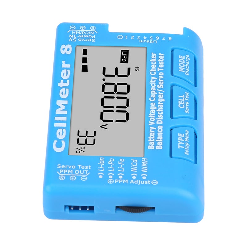 RC CellMeter 8 Digital Battery Capacity Voltage Checker Meter LiPo Li lon NiMH RC CellMeter 8 - Image 5