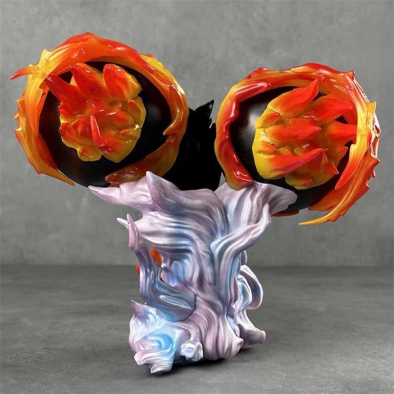 One Piece Luffy Figure Double Fist Elephant Gun Battle Pose Desktop Decoration Anime Model - Image 4