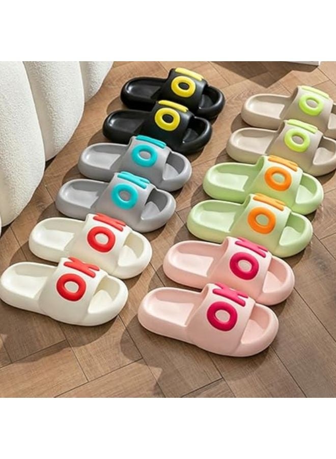 OK Women’s Slippers – White, Soft EVA, Non‑Slip & Lightweight  - Image 5