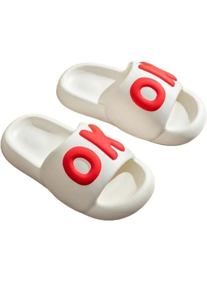 OK Women’s Slippers – White, Soft EVA, Non‑Slip & Lightweight  - Image 4