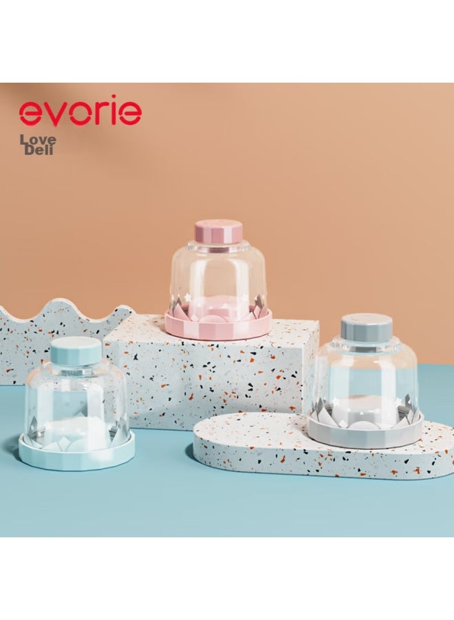 Evorie Milk Powder Container, Portable Travel Milk Powder And Baby Food Storage Box, Detachable, Three-layer Snack Portioning Box - Image 1