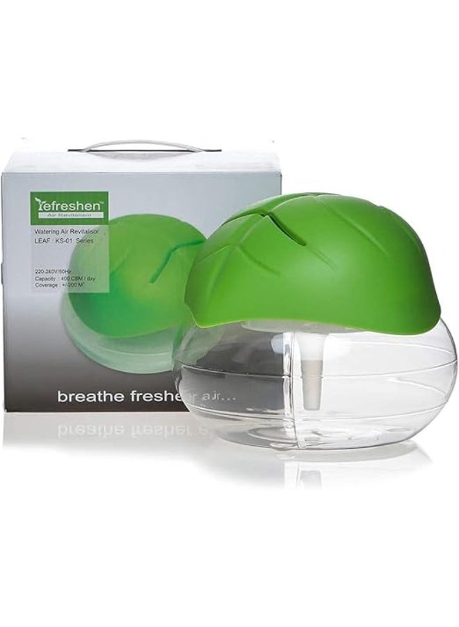 Leaf Shaped Electrical Water Air Refresher Air Revitalizer Air Purifier Air Humidifier- - Image 3