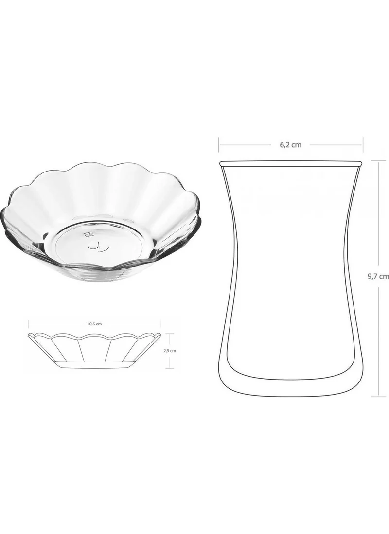 Paşabahçe Delightful Heybeliada 12 Piece Tea Set P54361- P42361