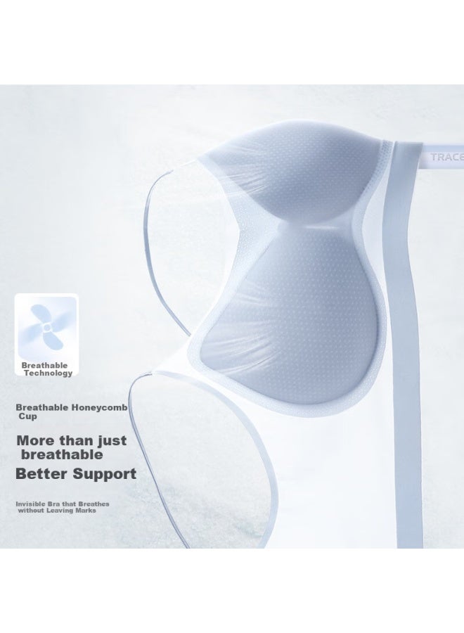 Modal Ice Silk Ultra-thin Seamless Bra Women Wirefree Push-up Invisible Summer Sweat-absorbent Breathable Comfortable Beauty Back Bra - Image 3