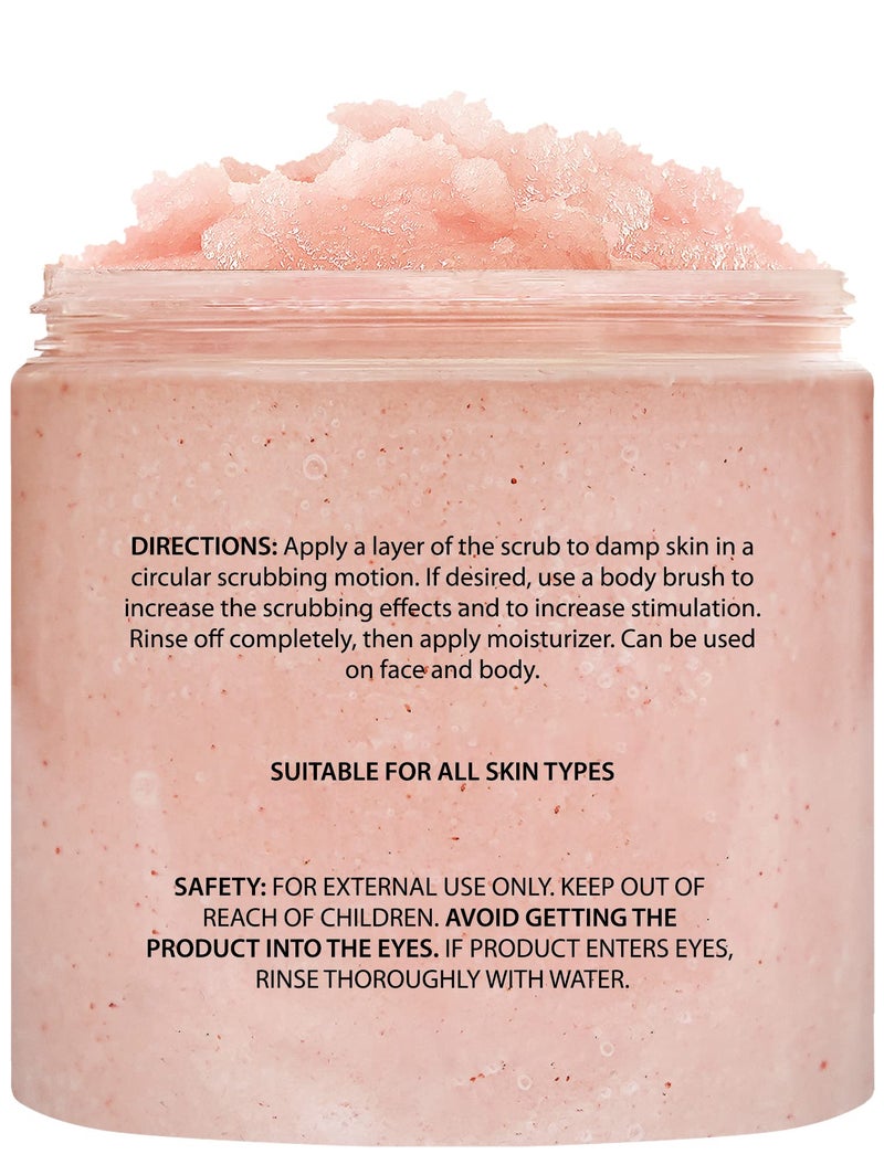 Brooklyn Botany Himalayan Salt Body Scrub - Moisturizing and Exfoliating Body, Face, Hand, Foot Scrub - Fights Stretch Marks, Fine Lines, Wrinkles - Great Gifts for Women & Men - 10 oz - Image 2