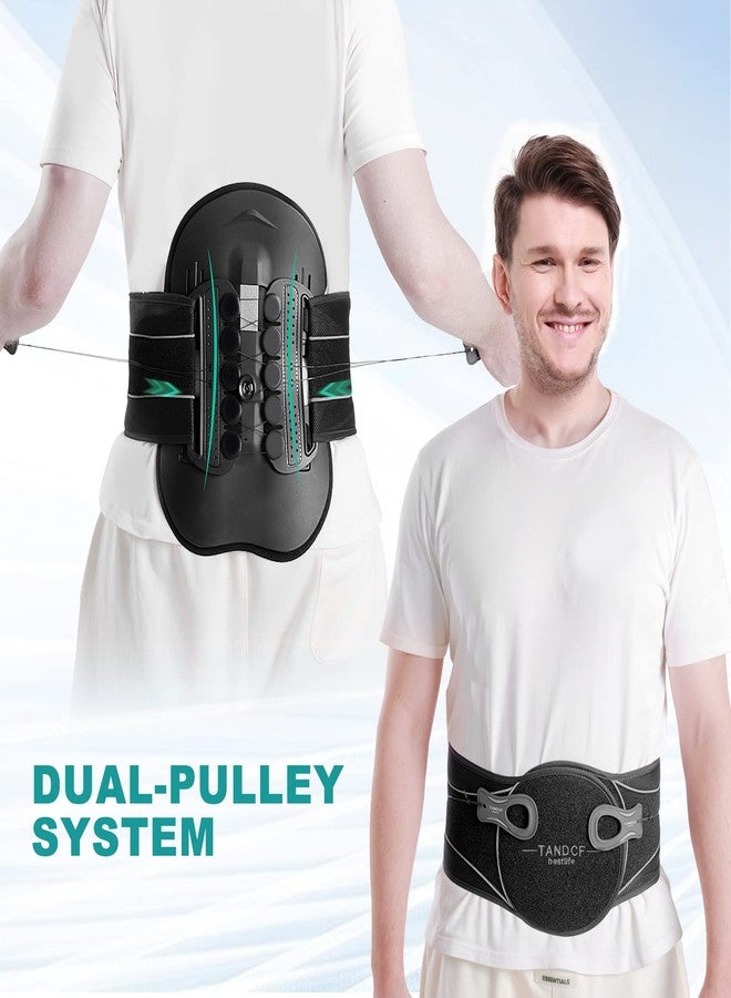 TANDCF LSO Spine Decompression Support-Entire ARC Back Brace for Women & Men,3D PAD Plus Lumbosacral Corset Belt with Adjustable Pulley System Decompression Back Support for Sciatica,Herniated Discs - Image 5