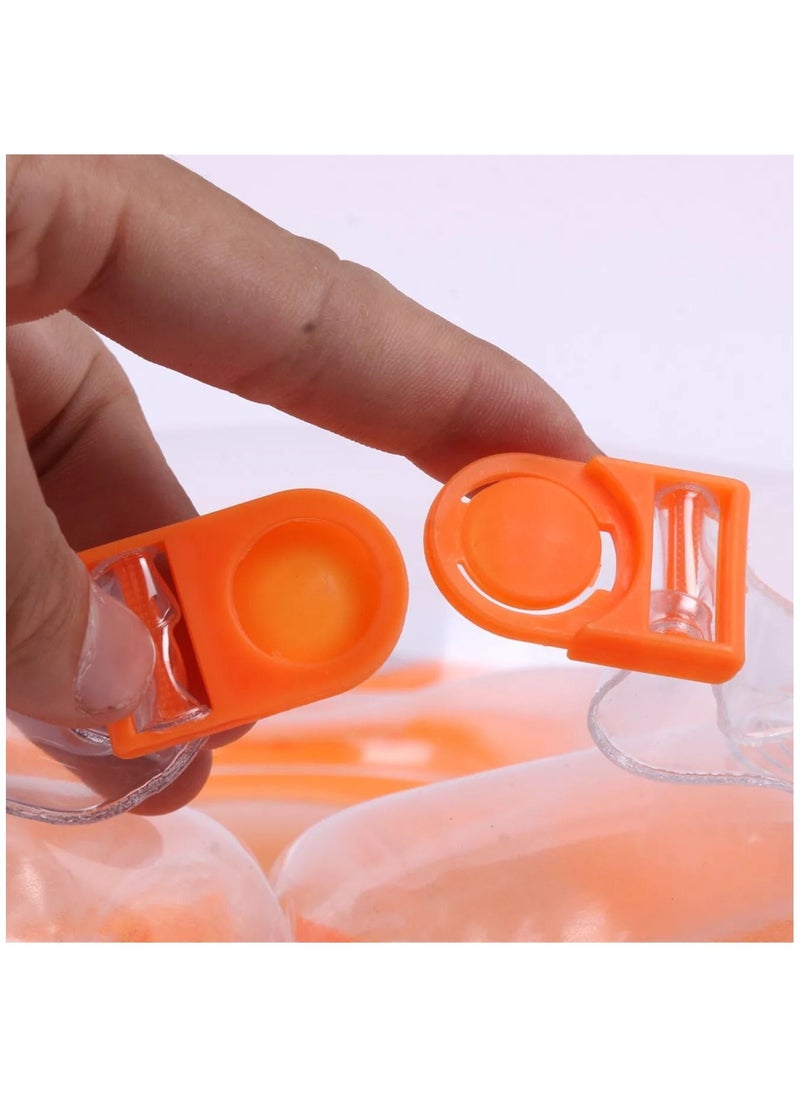 بيكابو Pikkaboo-Iswimsafe عوامة عنق للرضع برتقالي مع نافخة  - Image 2